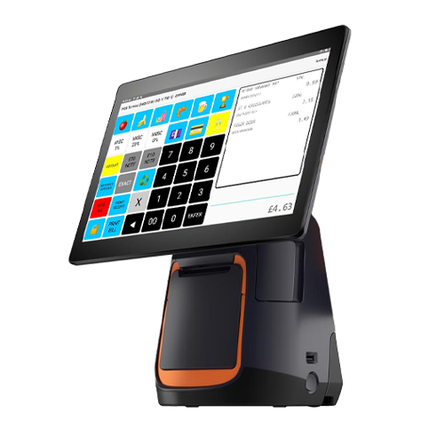 POS terminal screen